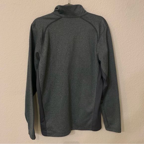 Columbia men’s small grey and red quarter zip pullover sweatshirt - Picture 5 of 5